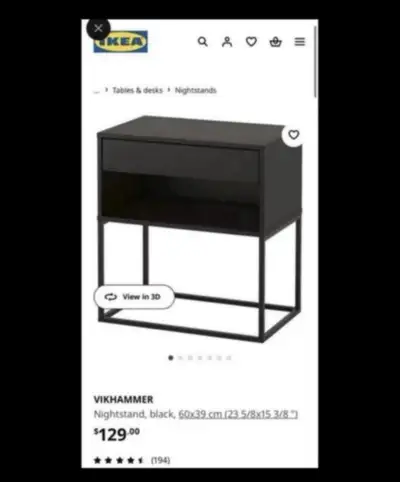 Brand new in original box . Never opened -sealed Article # 903.889.78 Black Retails for $147 after t...