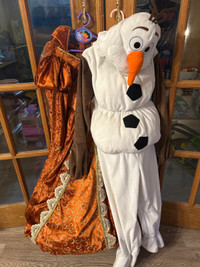 Halloween costume 4T princess and Olaf