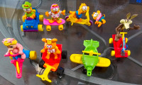 Vintage Happy Meal Toys - Garfield, Muppets, Looney Tunes, Mario