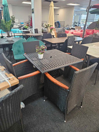 Only one set ,Patio furniture set with Dining table