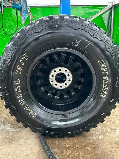 4-Westlake Radial MT Tires. 35x12.5x17. Used two winters. They still hold air, no leaks. They still...