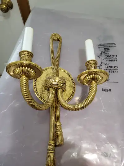 Brass Chandelier Type Wall Light, View more
