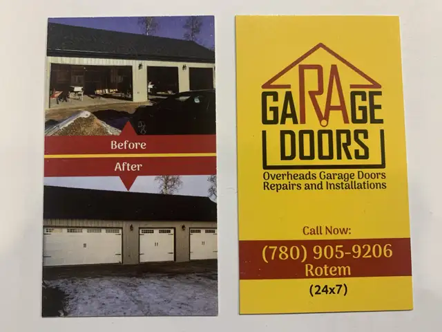 R.A.GARAGE DOORS. REPAIR-INSTALL -SERVICE (780)-905-9206 in Garage Doors & Openers in St. Albert - Image 5