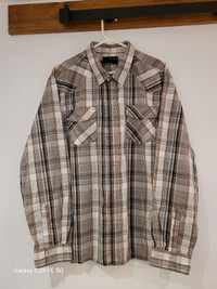 Urban Vintage,  western shirt,  chemise country,  size XXL men 