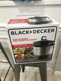 Black & Decker 6-in-1 Rice & Risotto Cooker.
