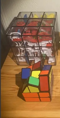 LOT 2 cubes Rubik’s /Puzzle Cube (Windmill + Perplexus Fusion)