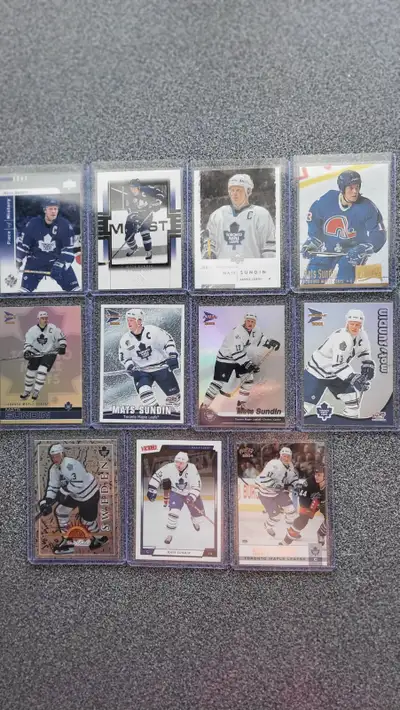 11 cartes de Toronto Maple Leafs Mats Sundin varied cards, View more