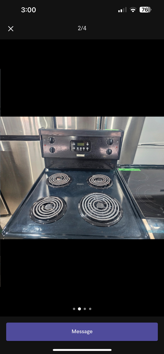 RARE size 24 inch apartment size stove range oven in Stoves, Ovens & Ranges in Mississauga / Peel Region - Image 3