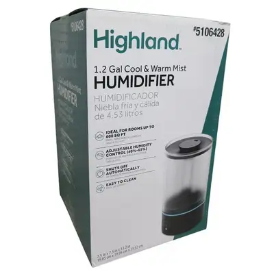 HUMIDIFIER 1.2 GAL ELECTRONIC, View more