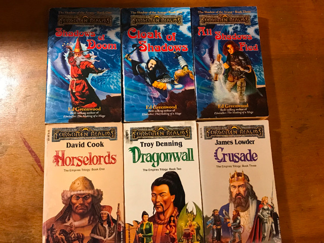 FORGOTTEN REALMS - VARIOUS COMPLETE SERIES - SC dans Ouvrages de fiction  à Ville de Montréal - Image 2