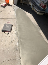 Concrete garage pad Repairs! 