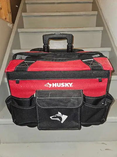 Husky Rolling Tote Bag 18 inch, View more
