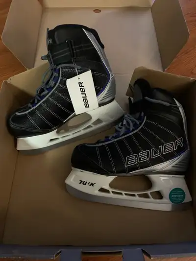 Brand new Bauer youth size 4, ice skates. Tags still attached. From a smoke-free home in North Augus...