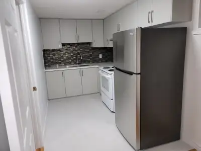 2 bed 1 bath basement apt for rent from August 01