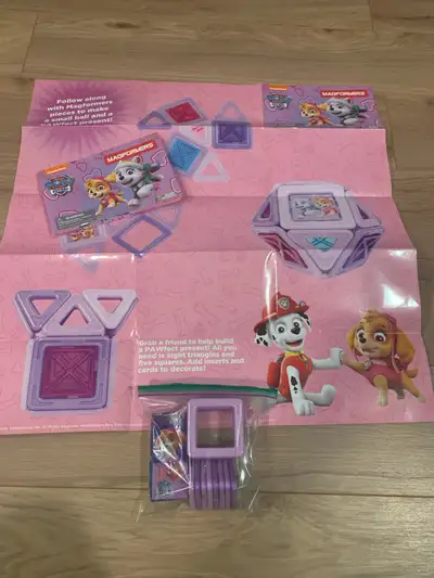 These Paw Patrol Magformers are in good used condition and ready for a new home! Your little one wil...