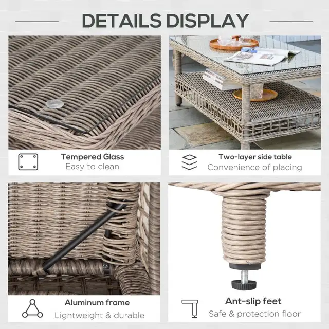 $1299-$2399, 4 or 8 Pieces Luxury Wicker Patio Furniture Set in Patio & Garden Furniture in Markham / York Region - Image 9