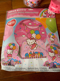 Lot accessoires fête Hello Kitty