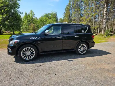 Infiniti QX80 91543 km low kms Fully loaded 7 passenger Four wheel drive, 22 inch wheels Comes with...