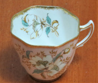 Vintage Bone China Clare Made In England Teacup and Saucer