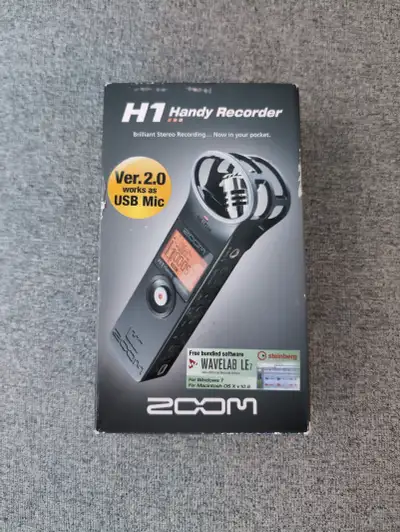ZOOM Microphone H1 - Comme neuf, View more