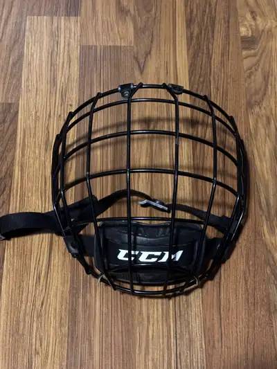 youth CCM hockey helmet cage (black), View more