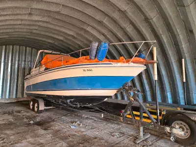 1986 SeaRay 268 Cabin Cruiser > well maintained & very clean > transport cover & full canopy, with u...