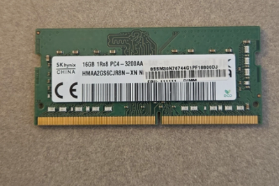 SK Hynix 16GB 1Rx8 PC4-3200AA Laptop RAM Memory, View more