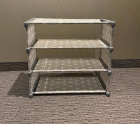Shoe Rack 4 Level (Taupe) - Perfect Condition!