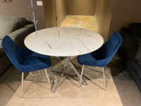 Faux Marble Dining Table