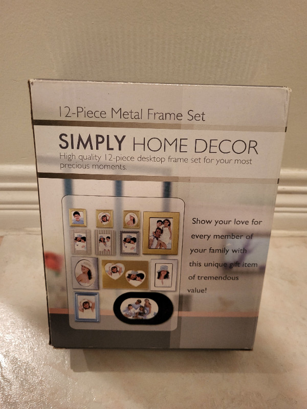 Metal Photo Frame Set- 12 PCS BRAND NEW in Other in Vancouver