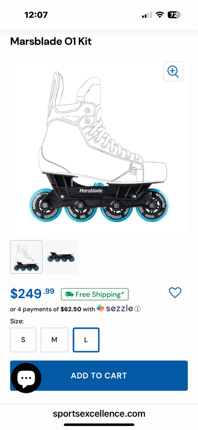 Marsblade brand new in box Kit 01 size Large, View more