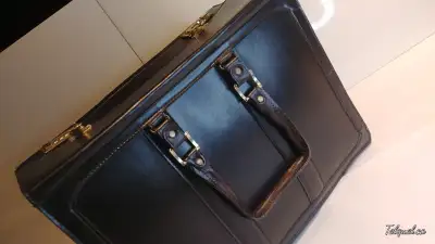 Valise Voyageur en Cuir Véritable, View more