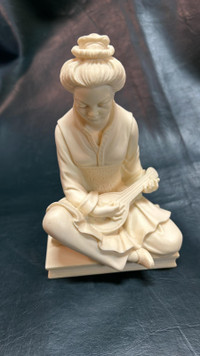 Vintage A. Gianelli Alabaster "Geisha" Statuette