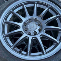 16inch aftermarket rims with almost new radar tires