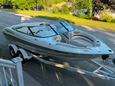 2001. Clean, stylish, and fast, low hours , (approximately 200 (best guess)). comes with double axel...