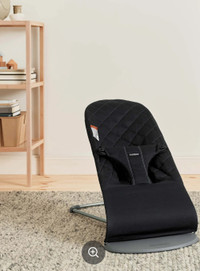 Baby Bjorn Bouncer -BLACK COTTON CLASSIC QUILTED  