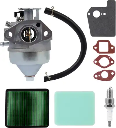GCV190 Carburetor with Air Filter Kit for Honda HRB217 HRX217 HRX217K1 HRX217K2 Lawn Mower & GCV190A...