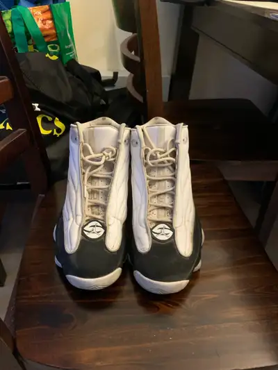 Classic Air Jordan Black/White sneakers Size 12 Good Condition , View more