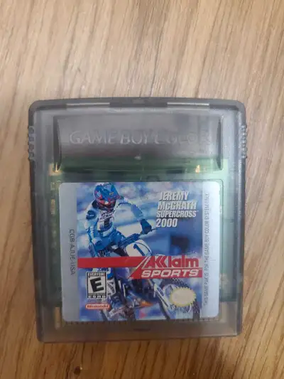 Jeremy McGrath supercross 2000 Gameboy color, View more