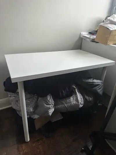 Used white idea desk for sale. This desk has been stored for a while and is looking for a new home w...