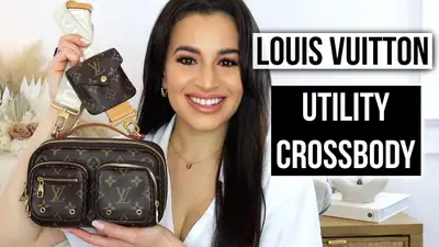 New LV Sporty Canvas Utility Crossbody Pocket Purse, View more