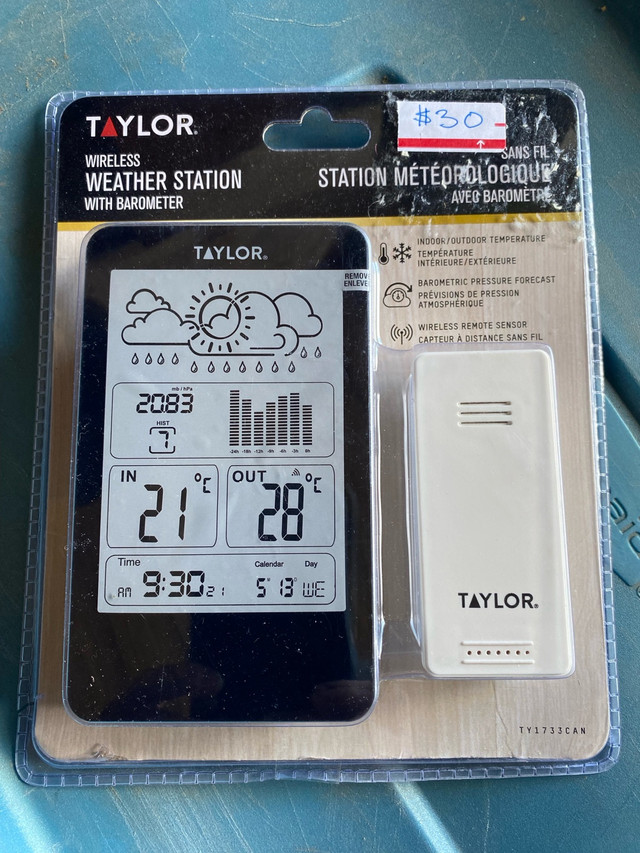 Taylor wireless weather station for sale in General Electronics in Penticton