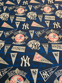 New York Yankees quilting roll end