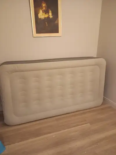 Coleman's blow up mattress used once indoors in perfect cond, View more