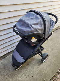 Evenflo Verge 3 Stroller and car Seat.