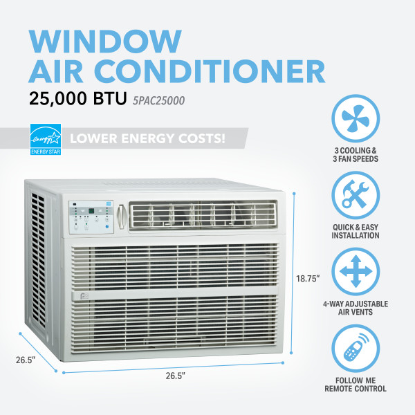 Brand New Window Air Conditioner -Energy Star 25K BTU- 5PAC25000 in General Electronics in Oakville / Halton Region - Image 4