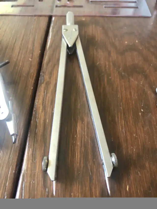 Vintage Drafting Architecture Tools Protractor Compass Ruler64519998535938123