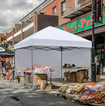 Pop Up Canopy Tent 8x8ft 2 Sidewalls High Quality UV Protection, View more