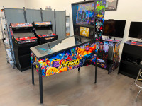 Full Size Virtual Pinball Machine with over 687 Force Feedback.