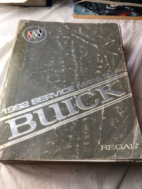 VINTAGE 1992 BUICK REGAL FACTORY REPAIR MANUAL #M0882